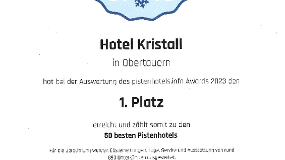 © Hotel Kristall Obertauern